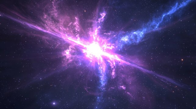 Cosmic Burst of Energy Emitting Gamma Rays from Celestial Object
