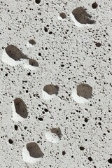 Porous, white volcanic stone texture for geology and natural history