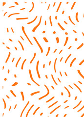Wavy lines background with orange color, wavy lines texture