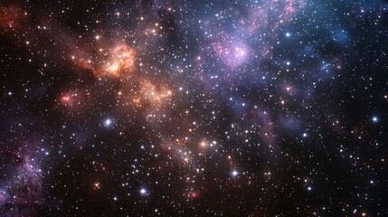 Fototapeta premium Stunning Pulsating Variable Star Cluster in Deep Space