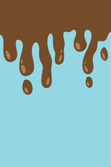 chocolate melted texture good for poster background, element design, valentine design, etc