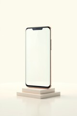 there is a phone that is sitting on a stand on a table