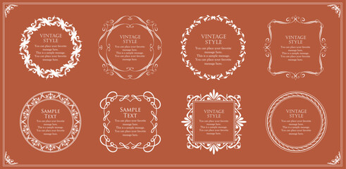 アンティークフレームセット