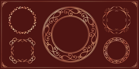 アンティークフレームセット