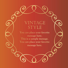 アンティークフレームセット