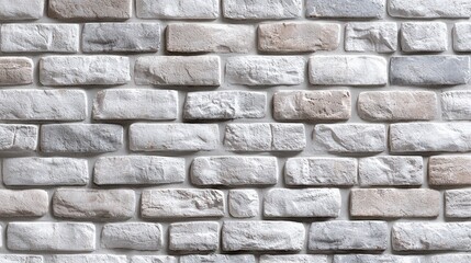 Fototapeta premium Textured Gray and Weathered Brick Wall with Unique Edges and Tones for Interior or Exterior Design Projects