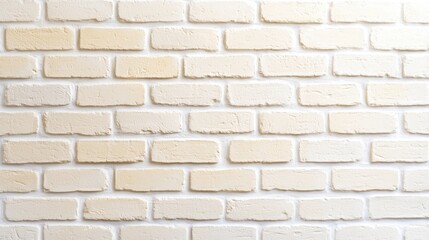 Obraz premium Pale Yellow Brick Wall with Subtle Warmth Perfect for Various Design and Decoration Projects