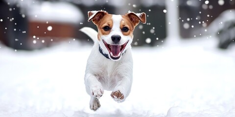 happy jack russel terrier 