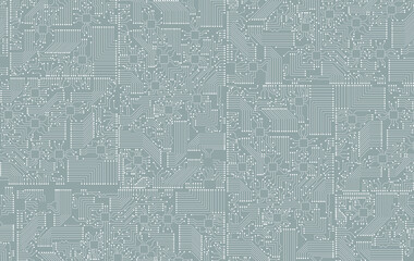 Abstract digital background with technology circuit board texture. Electronic motherboard illustration. Circuit technology background stock illustration. 