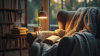 Serene Reading Nook &ndash; A Peaceful Escape Surrounded by Nature