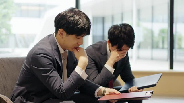 仕事で落ち込むビジネスマン