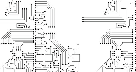 Grey white Abstract technology background, Hi tech digital connect, communication, High technology concept.