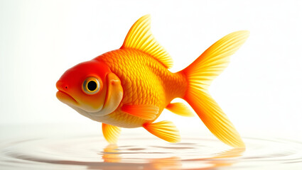 Vibrant Goldfish in High-Definition &ndash; Stunning Aquatic Photography and Nature Art.