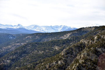 Snow Swept Colorado Rocky Mountains