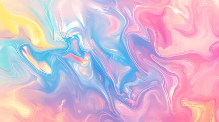 Fototapeta premium Abstract Pastel Swirls Liquid Marble Design