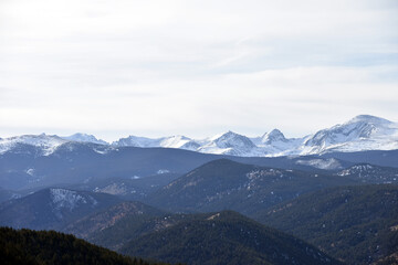 Snow Swept Colorado Rocky Mountains