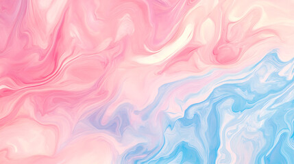 Obraz premium Abstract Pink and Blue Swirling Marble Texture