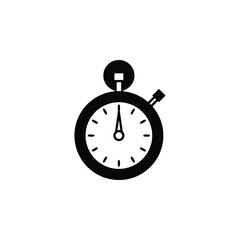 Stopwatch icon vector. EPS 10 editable vector