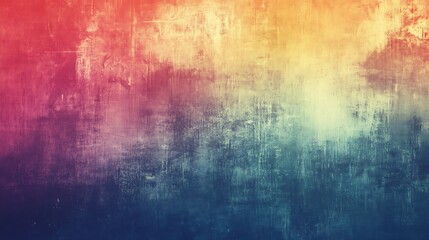 Abstract textured background with vibrant color gradient from red to blue.