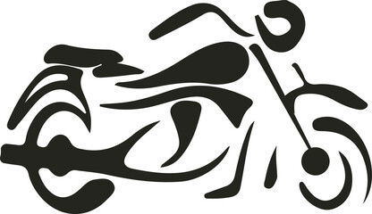 Naklejka premium A sleek and dynamic motorbike vector design featuring sharp lines, aerodynamic curves, and bold detailing. Perfect for racing themes, branding, or custom artwork.