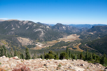 Landscape at Rocky Mountain National Park Colorado