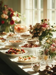 Fototapeta premium Breakfast or Brunch Table
