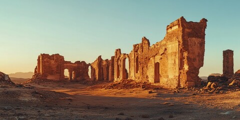 Desert Ruin Landscape