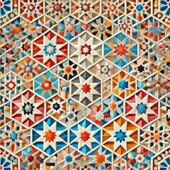 Geometric pattern with different arrangements