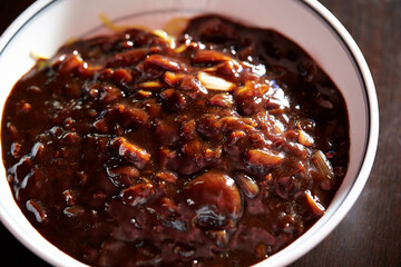 jajangmyeon, black bean sauce noodles