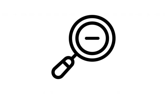 zoom animated icon