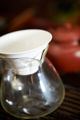 teapot and cup of tea