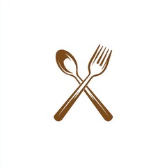Crossed Spoon and Fork Logo