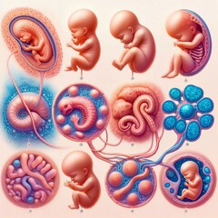 Embryological development Stages of fetal growth a