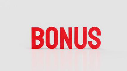 Bonus for Reword for Job or Business concept 3d Rendering.