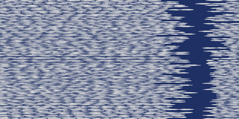 Crafted hand drawn brush line abstract water reflection and shadow pattern, Japanese folk and Ethnic wood carving, engraving, weaving textured surface background, nature inspired graphic for fabric