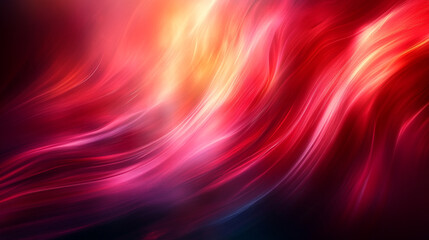 Abstract Red Orange Swirling Flowing Dynamic Energy Background Art Waves Lines Color Shiny Curve    