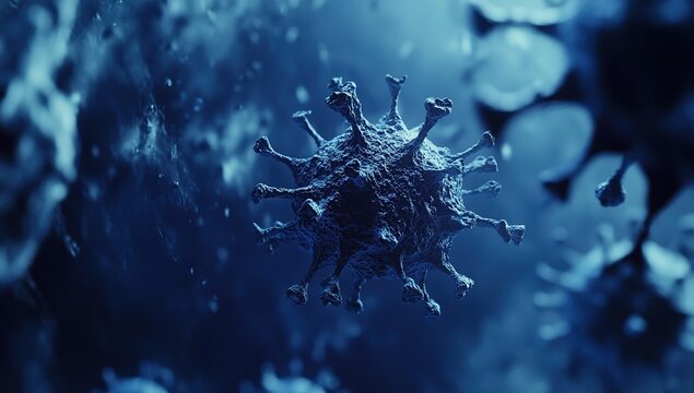 Microscopic Virus Structure: Unveiling the Complexities of Viral Morphology under High Magnification