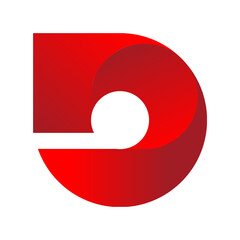 Web line modern color full letter logo design