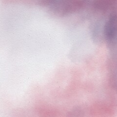 Watercolor background using soft colors to create a soft feeling. Shades of pink, purple, and white are suitable for use as a background for graphic design.