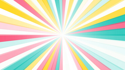 Sunburst background for retro design, vector illustration.