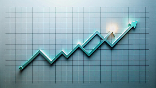 Positive Growth Trend Graph Highlights Success