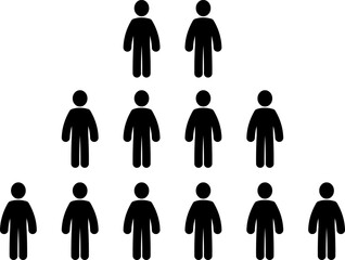 Pride LGBTQ Symbol Black Vector Silhouette on White Background