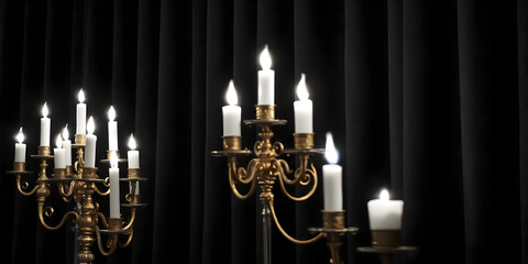 candlestick with candles