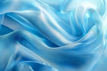 Fototapeta premium Light Blue Background, Generative AI