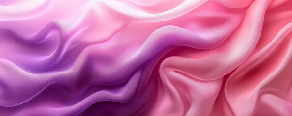 Obraz premium Pink Purple Silk Background, Generative AI
