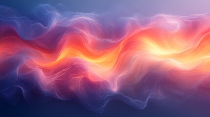 Fototapeta premium Abstract Colorful Waves Digital Art Background Design Texture Illustration Pink Blue Style Image 