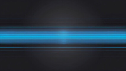 Abstract Blue Light Streaks on Black Background – Futuristic Motion Glow