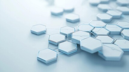 Abstract Geometric Hexagon Pattern Design