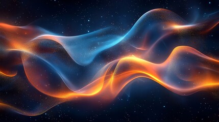Obraz premium 3D Abstract Dark Background, Generative AI