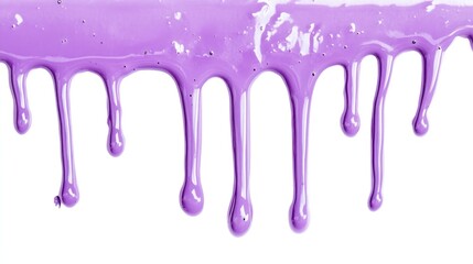 Abstract Lavender Dripping Paint